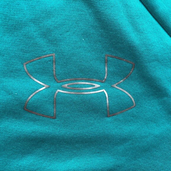Under Armour Womens Sweatshirt Medium Loose Fit Turquoise Crew Neck Pullover - Picture 11 of 14